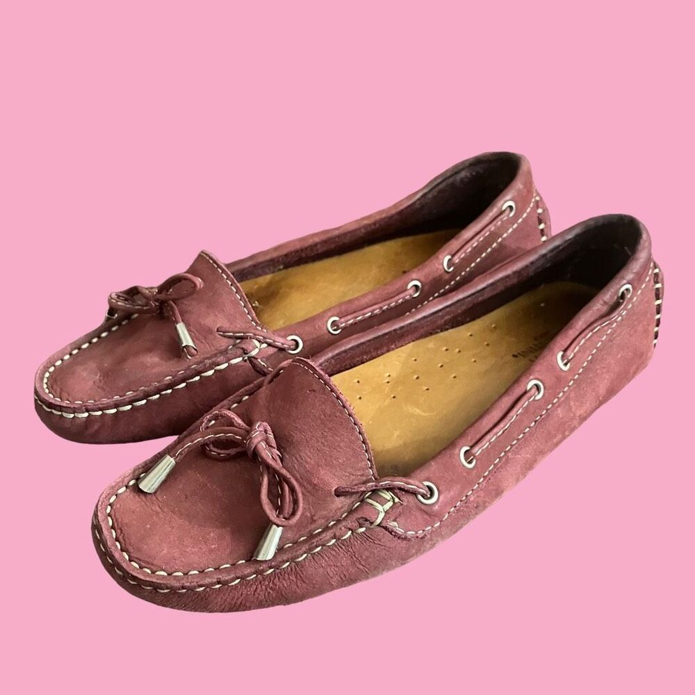 Mercanti Fiorentini Dark Rose Driving Flats / SZ: 7